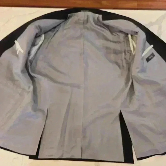 Vera Wang Nestor Tux Jacket Wool Black Mens Size 46R - Picture 5 of 12